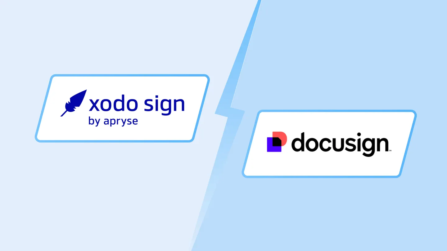 Xodo Sign (formerly Eversign) vs Docusign
